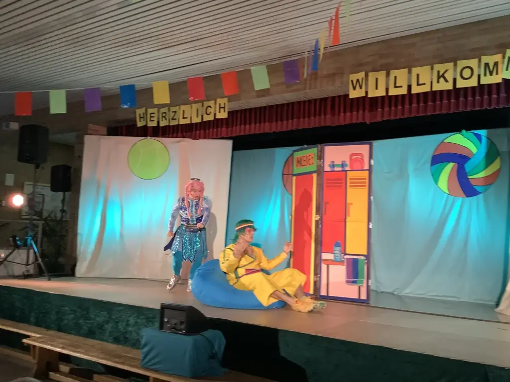 Schauspieler auf der Bühne