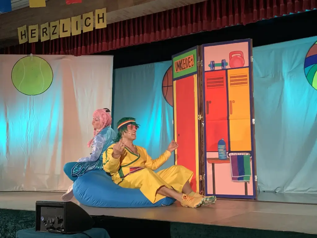 Schauspieler auf der Bühne