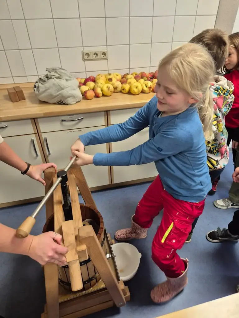 Bedienen der Presse