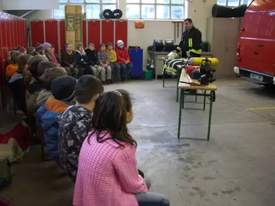 Foto 55 aus der Archivgalerie Feuerwehrbesuch der Klassen 3 (2008)