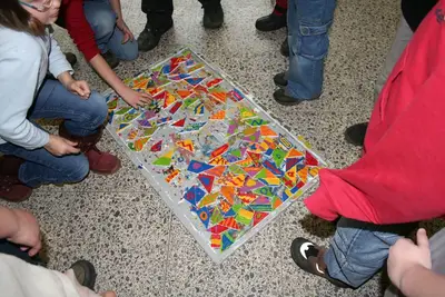 Foto 2 aus der Archivgalerie Kunstaktion mit Fritz Pietz (2009)