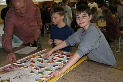 Foto 77 aus der Archivgalerie Kunstaktion mit Fritz Pietz (2009)