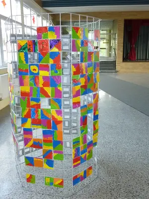 Foto 23 aus der Archivgalerie Kunstaktion "Schülersäule" (2011)