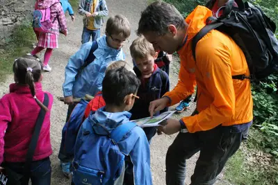 Foto 32 aus der Archivgalerie Gang zur Tropfsteinhöhle Klassen 1 (2014)