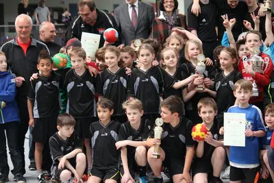 Foto 23 aus der Archivgalerie Handball Kreismeisterschaften der Grundschulen 2014 (2014)