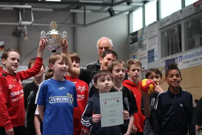Foto 29 aus der Archivgalerie Handball Kreismeisterschaften der Grundschulen 2014 (2014)