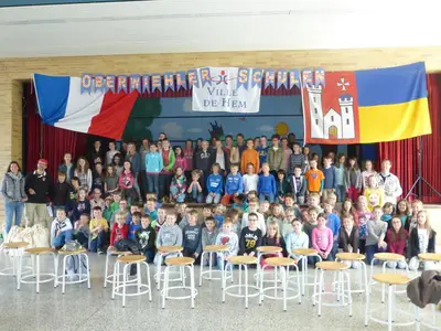 Foto 1 aus der Archivgalerie Besuch der französischen Partnerschule aus Hem (2015)