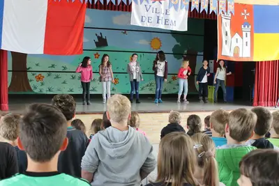 Foto 19 aus der Archivgalerie Besuch der französischen Partnerschule aus Hem (2015)