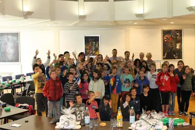 Foto 37 aus der Archivgalerie Besuch der französischen Partnerschule aus Hem (2015)
