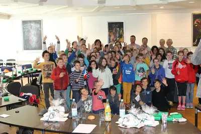 Foto 38 aus der Archivgalerie Besuch der französischen Partnerschule aus Hem (2015)
