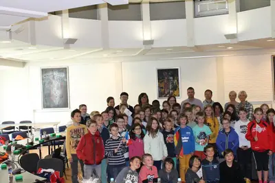 Foto 39 aus der Archivgalerie Besuch der französischen Partnerschule aus Hem (2015)