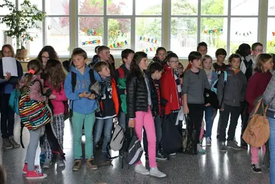 Foto 75 aus der Archivgalerie Besuch der französischen Partnerschule aus Hem (2015)