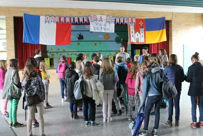 Foto 78 aus der Archivgalerie Besuch der französischen Partnerschule aus Hem (2015)