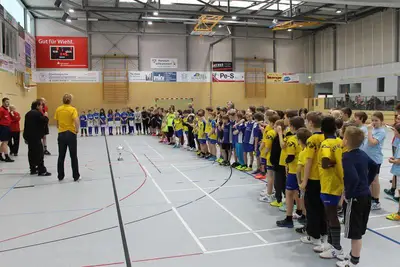 Foto 1 aus der Archivgalerie Handball Kreismeisterschaften der Homburgischen Grundschule 2015 (2015)